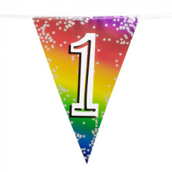 Narozeninová girlanda '1' (6 m)